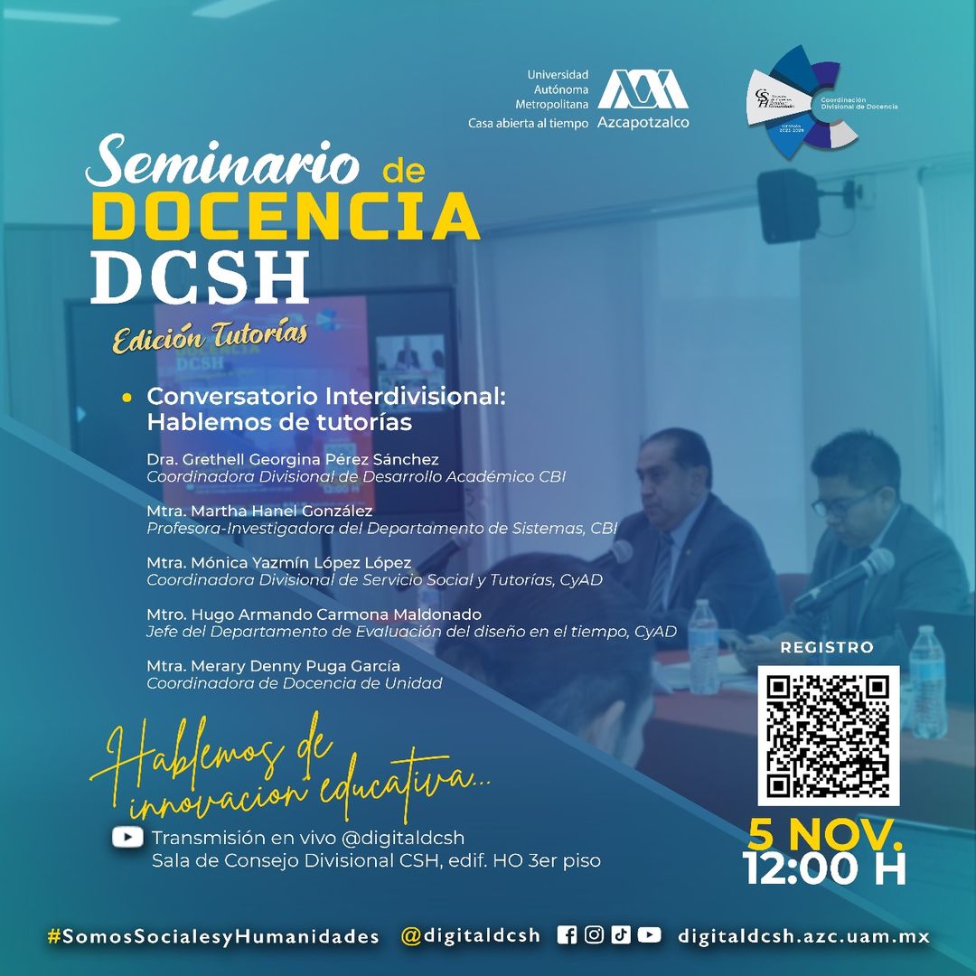 Seminario de Docencia de la DCSH en su edición "Tutorías"