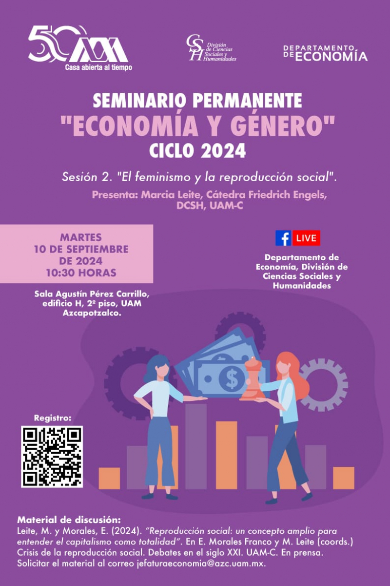 Seminario Permanente, "Economía y Género" ciclo 2024