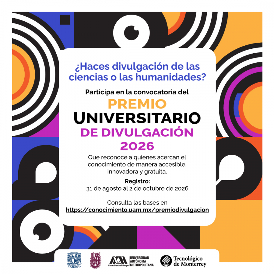 Convocatoria Premio Universitario de Divulgación 2026